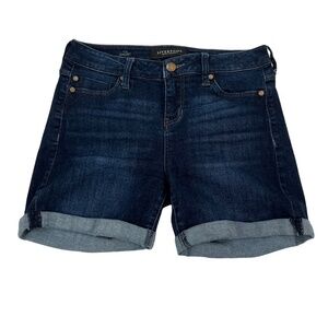 Liverpool Jeans Company The Short Cuffed Hem Denim Jean Shorts Size 2 Women's